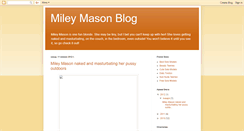 Desktop Screenshot of miley-mason.blogspot.com