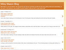 Tablet Screenshot of miley-mason.blogspot.com