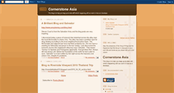 Desktop Screenshot of cornerstoneasia.blogspot.com