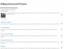 Tablet Screenshot of drboyceconsumerfinance.blogspot.com