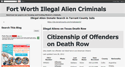 Desktop Screenshot of fortworthillegalaliens.blogspot.com