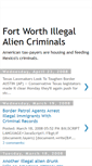 Mobile Screenshot of fortworthillegalaliens.blogspot.com