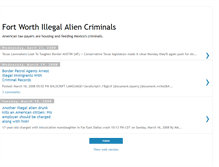 Tablet Screenshot of fortworthillegalaliens.blogspot.com