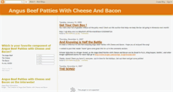 Desktop Screenshot of angusbeefpattieswithcheeseandbacon.blogspot.com