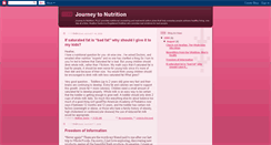 Desktop Screenshot of journeytonutrition.blogspot.com