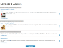 Tablet Screenshot of lollypopslullabies.blogspot.com