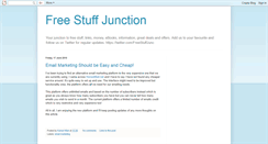 Desktop Screenshot of freestuffjunction.blogspot.com