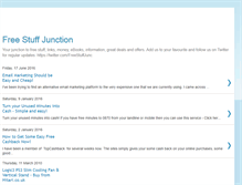 Tablet Screenshot of freestuffjunction.blogspot.com