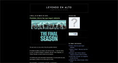 Desktop Screenshot of leyendoenalto.blogspot.com