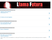 Tablet Screenshot of llamafutura.blogspot.com