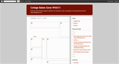 Desktop Screenshot of collegebabesgonewild.blogspot.com