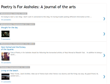 Tablet Screenshot of poetryassholes.blogspot.com