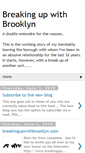 Mobile Screenshot of breakingupwithbrooklyn.blogspot.com