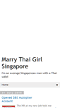 Mobile Screenshot of marrythaigirlsingapore.blogspot.com