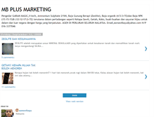 Tablet Screenshot of mbplusmarketing.blogspot.com