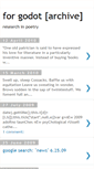 Mobile Screenshot of forgodotarchive.blogspot.com
