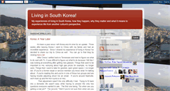 Desktop Screenshot of livinginsouthkorea.blogspot.com