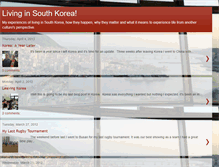 Tablet Screenshot of livinginsouthkorea.blogspot.com