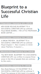 Mobile Screenshot of blueprinttoasuccessfulchristianlife.blogspot.com