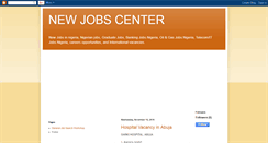 Desktop Screenshot of newjobscenter.blogspot.com