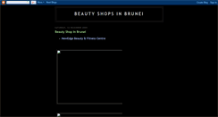 Desktop Screenshot of beautyinbrunei.blogspot.com