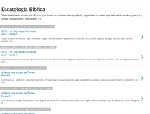 Tablet Screenshot of escatologias.blogspot.com