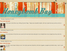 Tablet Screenshot of honeybombbay.blogspot.com