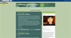 Desktop Screenshot of fundraisingforpresley.blogspot.com