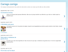 Tablet Screenshot of carregocomigo.blogspot.com