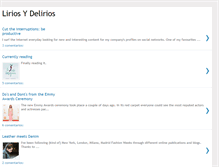 Tablet Screenshot of liriosydelirios.blogspot.com