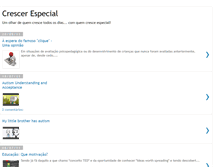 Tablet Screenshot of crescer-especial.blogspot.com