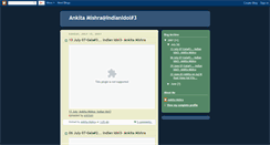 Desktop Screenshot of ankitamishra.blogspot.com