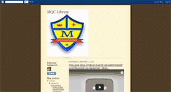 Desktop Screenshot of mqclibrary.blogspot.com