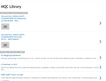 Tablet Screenshot of mqclibrary.blogspot.com