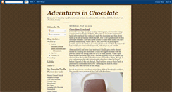 Desktop Screenshot of amandasadventuresinchocolate.blogspot.com