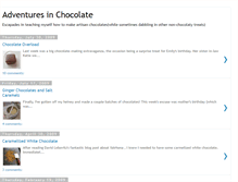 Tablet Screenshot of amandasadventuresinchocolate.blogspot.com