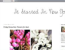 Tablet Screenshot of itstartedinny.blogspot.com
