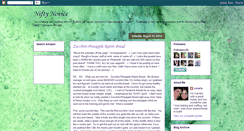 Desktop Screenshot of niftynovice.blogspot.com