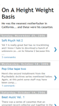 Mobile Screenshot of onaheightweightbasis.blogspot.com