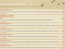 Tablet Screenshot of mispensamientosdeamor.blogspot.com
