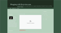 Desktop Screenshot of krzyview.blogspot.com