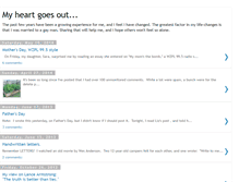 Tablet Screenshot of myheartgoesout-carol.blogspot.com