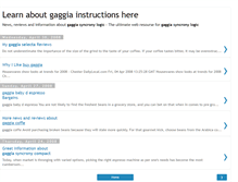 Tablet Screenshot of gaggia-cubika-espresso-coffee-maker-r.blogspot.com