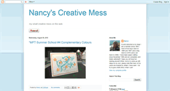 Desktop Screenshot of nancyscreativemess.blogspot.com