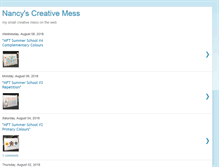 Tablet Screenshot of nancyscreativemess.blogspot.com