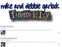 Tablet Screenshot of garlockfam.blogspot.com