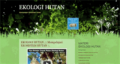 Desktop Screenshot of ekologi-hutan.blogspot.com