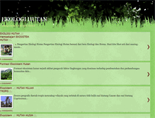 Tablet Screenshot of ekologi-hutan.blogspot.com