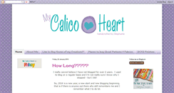 Desktop Screenshot of mycalicoheart.blogspot.com