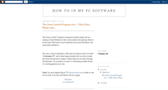 Desktop Screenshot of pcsoftwarehowto.blogspot.com